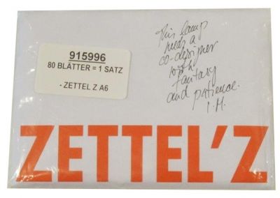 Set of papers for Zettel Z 6 lamp Ingo Maurer